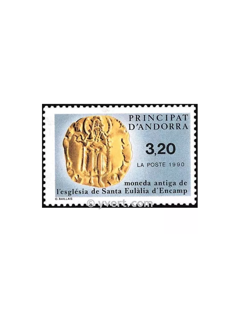 n° 397 -  Timbre Andorre Poste