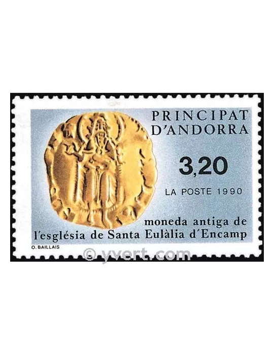 n° 397 -  Timbre Andorre Poste