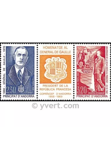 n° 399A -  Timbre Andorre Poste
