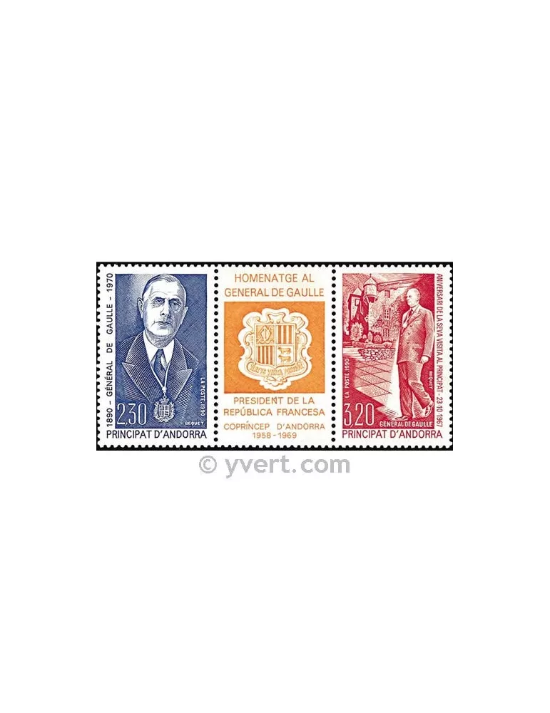 n° 399A -  Timbre Andorre Poste