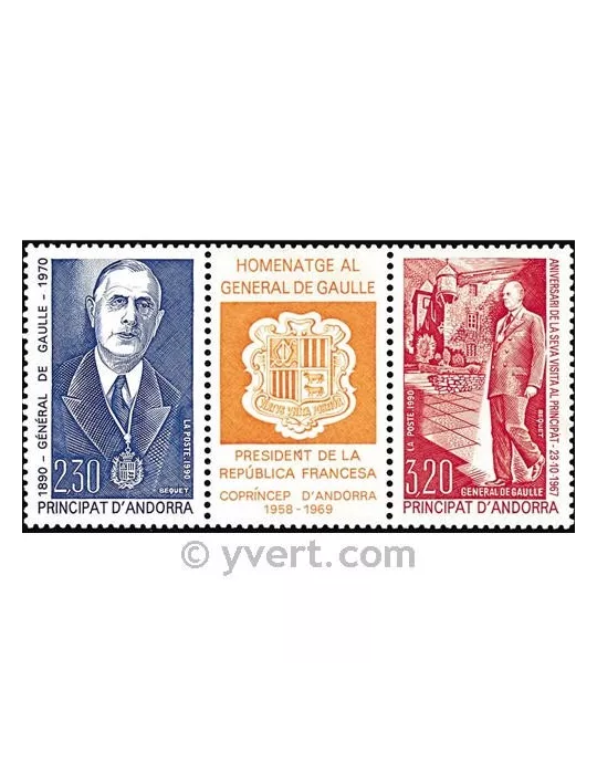 n° 399A -  Timbre Andorre Poste