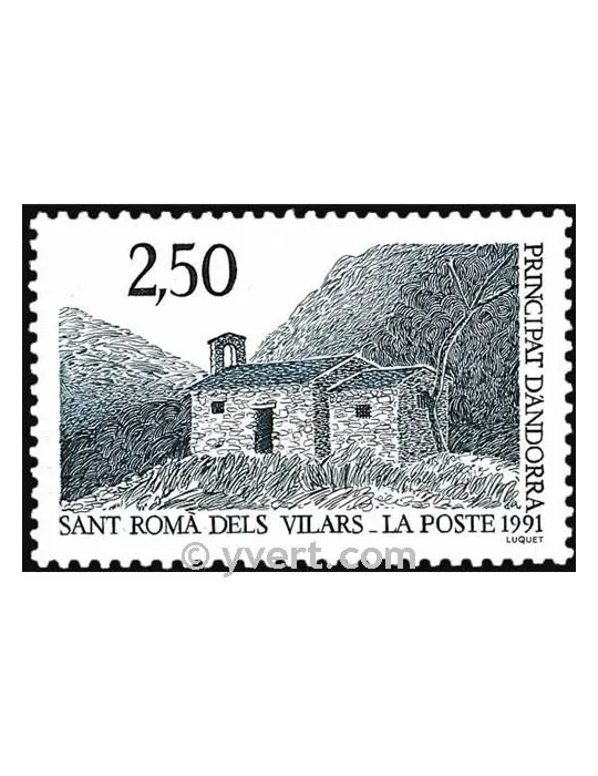n° 400 -  Timbre Andorre Poste