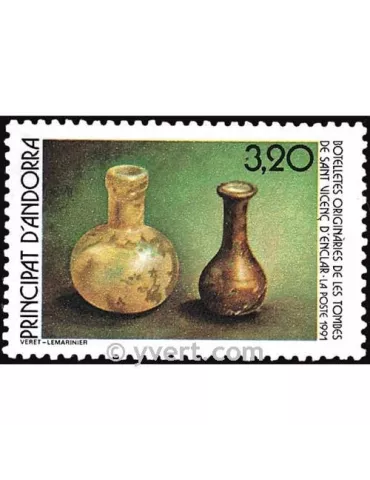 n° 404 -  Timbre Andorre Poste