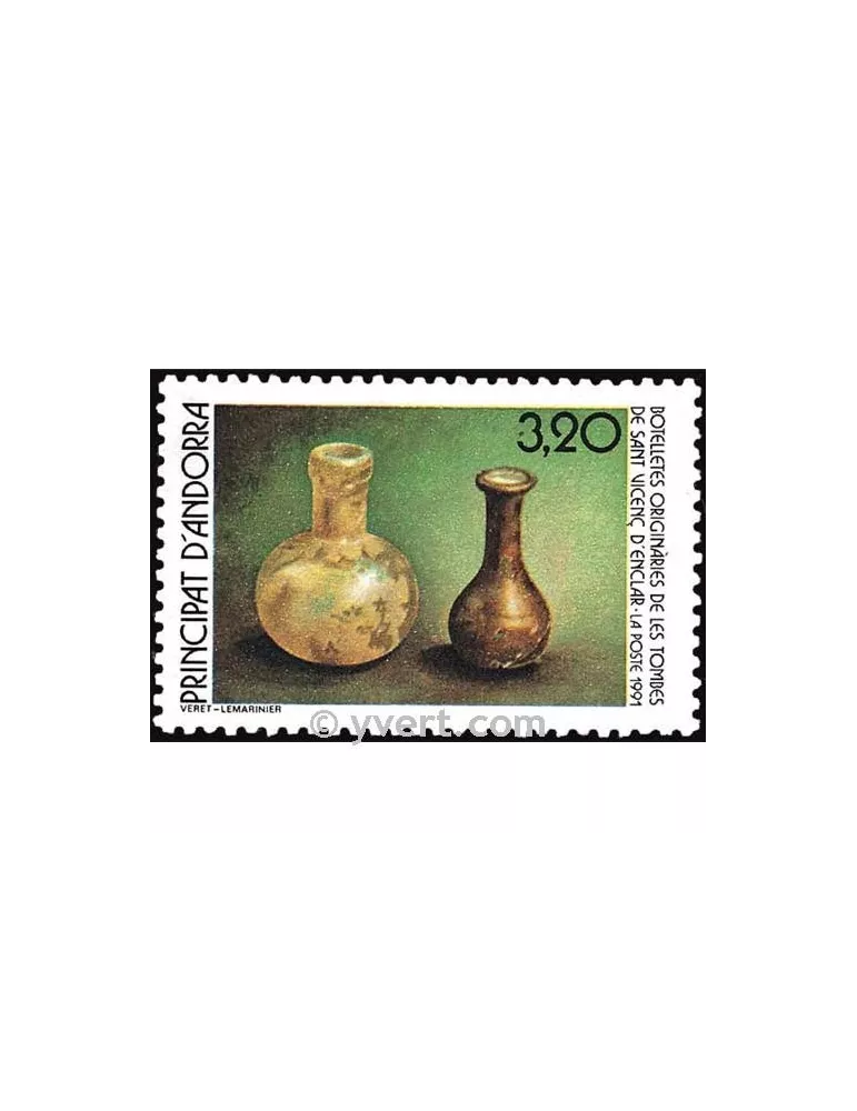 n° 404 -  Timbre Andorre Poste