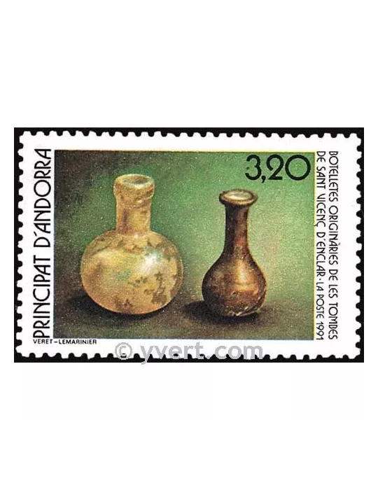 n° 404 -  Timbre Andorre Poste