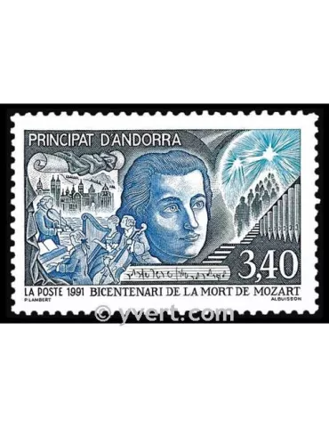 n° 408 -  Timbre Andorre Poste