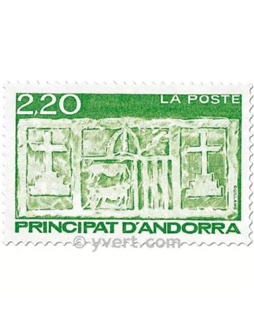 n° 410/411 -  Timbre Andorre Poste