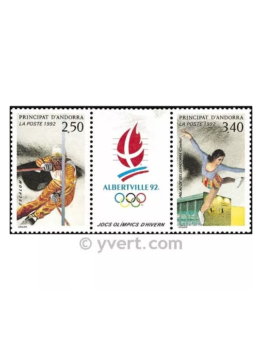 n° 414A -  Timbre Andorre Poste