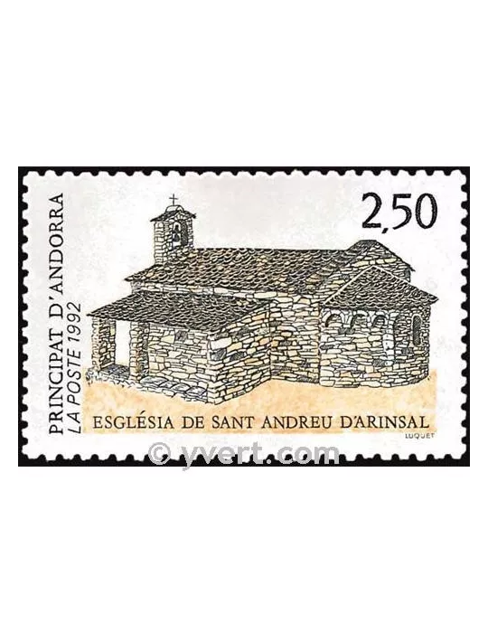 n° 415 -  Timbre Andorre Poste