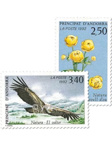 n° 420/421 -  Timbre Andorre Poste