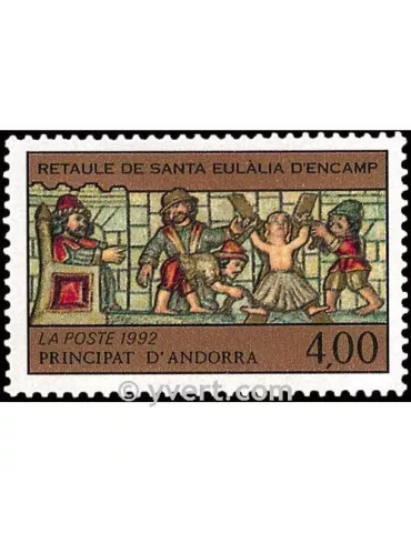 n° 422 -  Timbre Andorre Poste