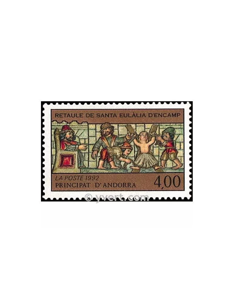 n° 422 -  Timbre Andorre Poste