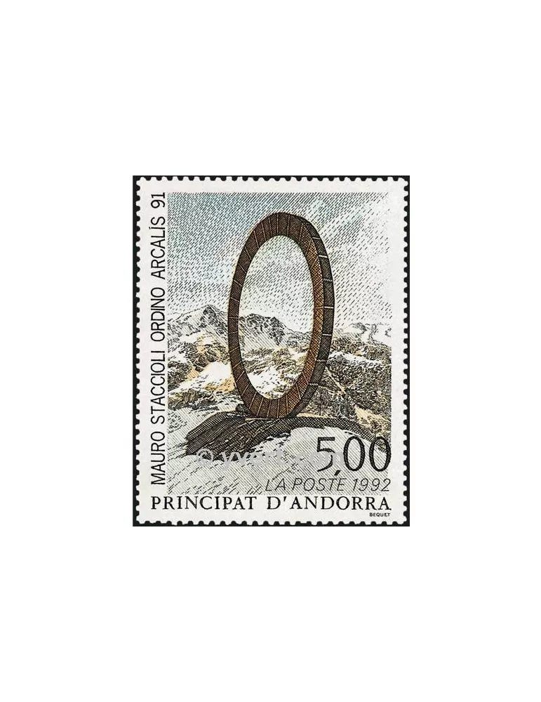 n° 423 -  Timbre Andorre Poste