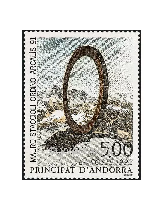 n° 423 -  Timbre Andorre Poste