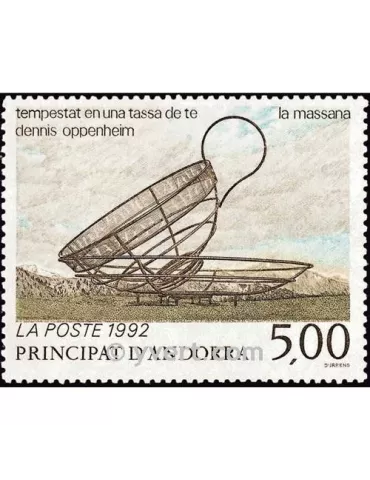 n° 424 -  Timbre Andorre Poste