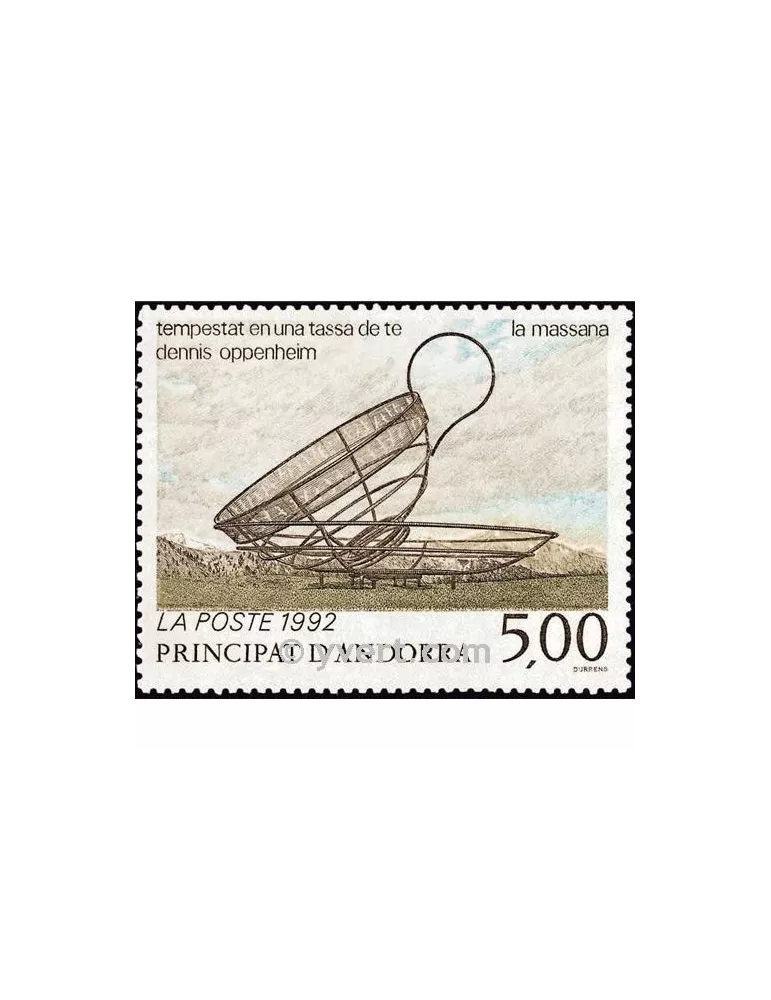 n° 424 -  Timbre Andorre Poste