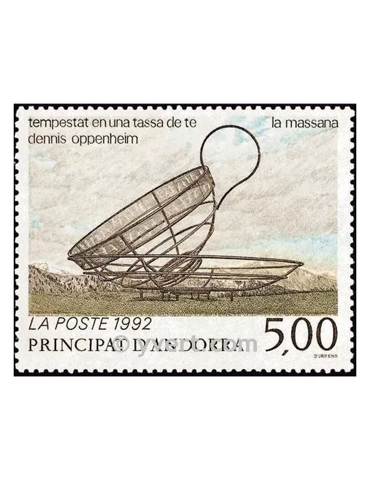 n° 424 -  Timbre Andorre Poste