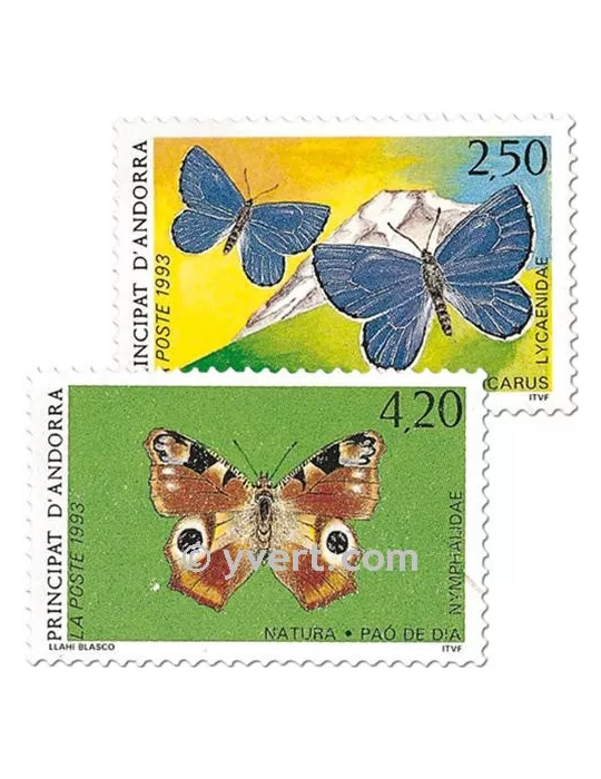 n° 432/433 -  Timbre Andorre Poste