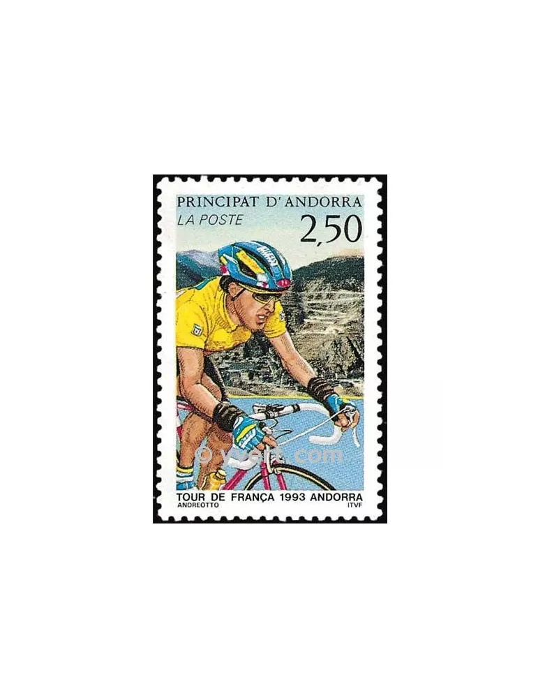 n° 434 -  Timbre Andorre Poste