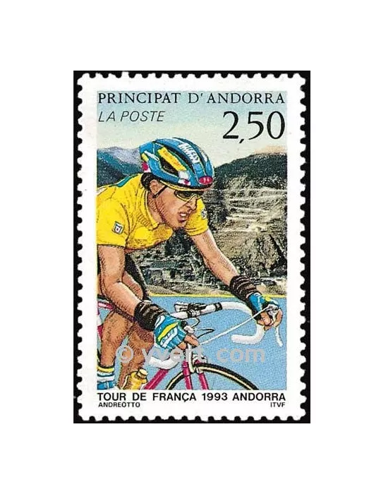 n° 434 -  Timbre Andorre Poste