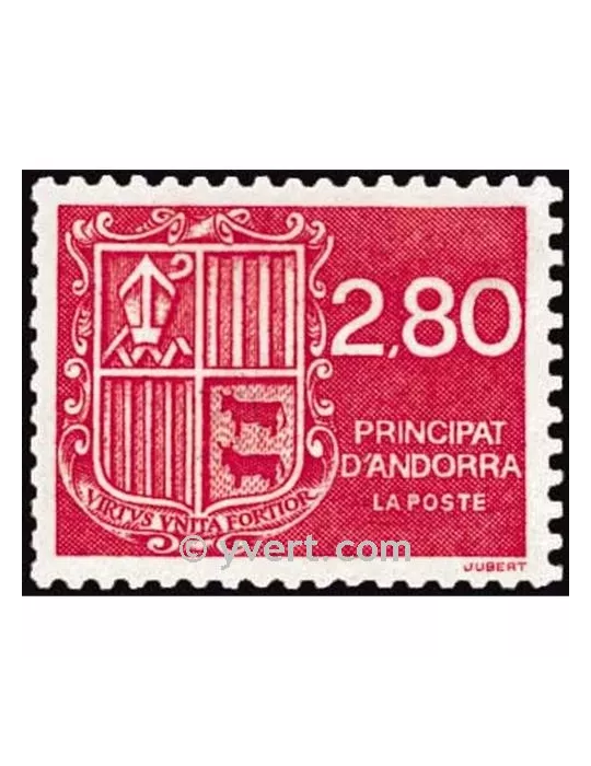 n° 435 -  Timbre Andorre Poste