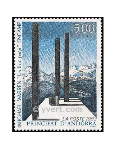 n° 439 -  Timbre Andorre Poste
