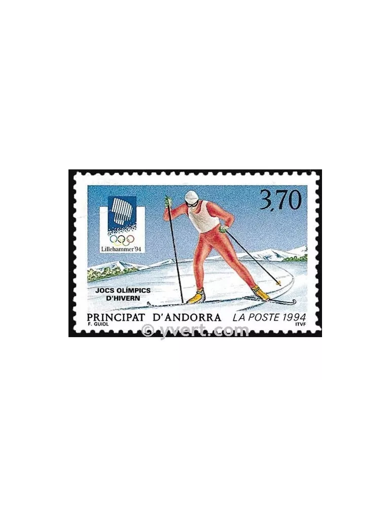 n° 441 -  Timbre Andorre Poste