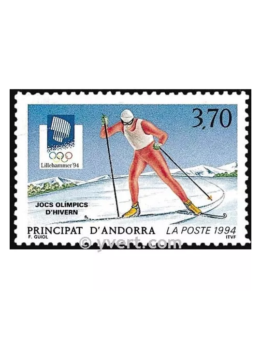 n° 441 -  Timbre Andorre Poste