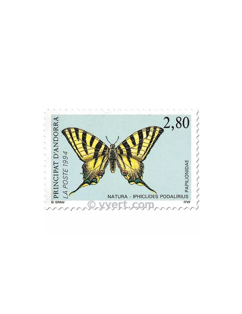 n° 451/452 -  Timbre Andorre Poste