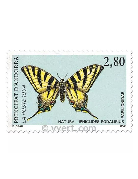 n° 451/452 -  Timbre Andorre Poste