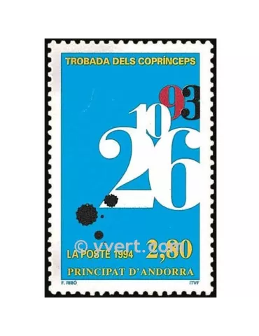 n° 453 -  Timbre Andorre Poste