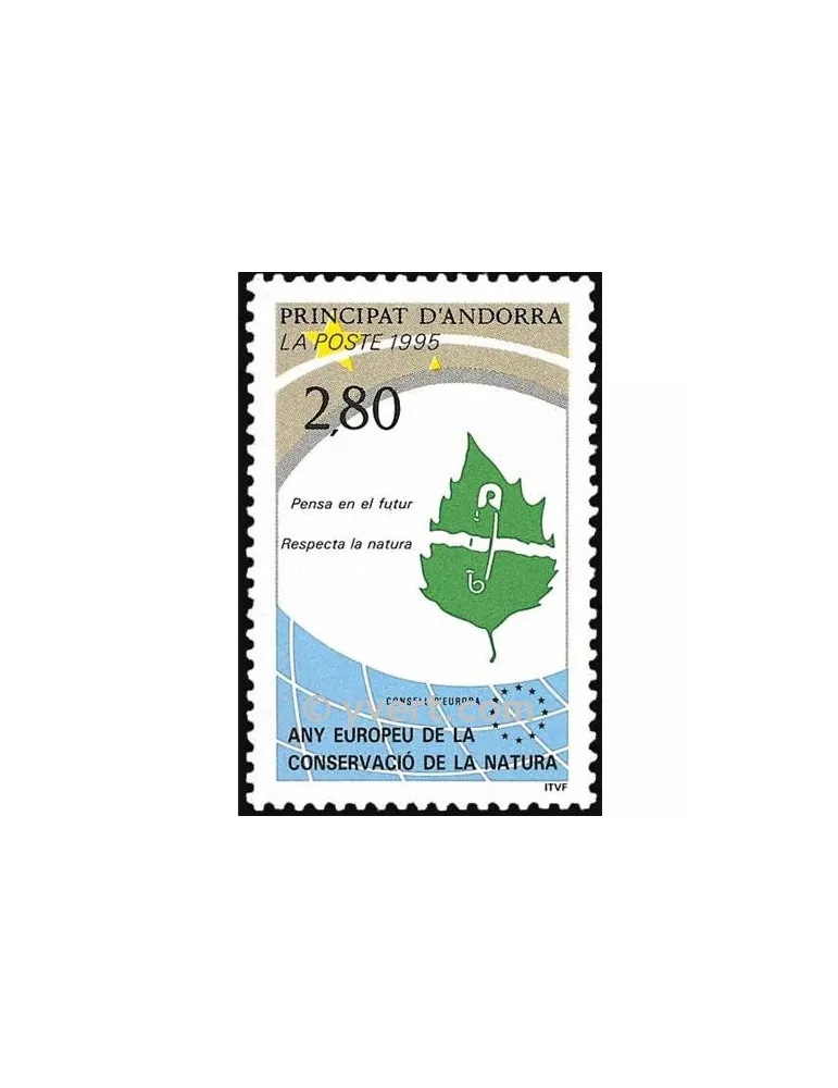 n° 454 -  Timbre Andorre Poste