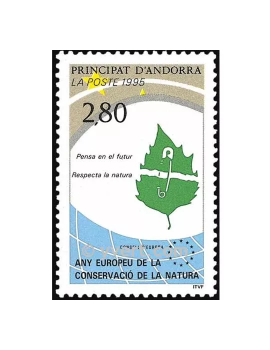 n° 454 -  Timbre Andorre Poste