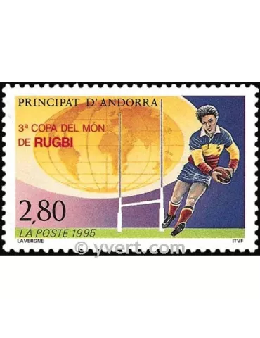 n° 455 -  Timbre Andorre Poste