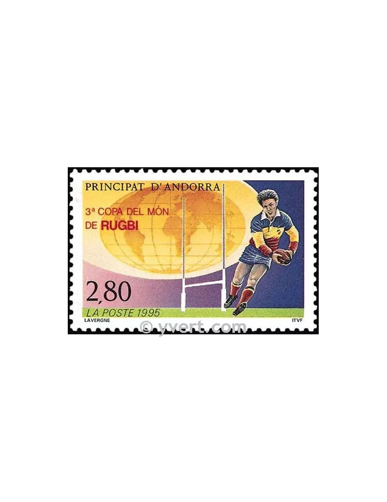 n° 455 -  Timbre Andorre Poste