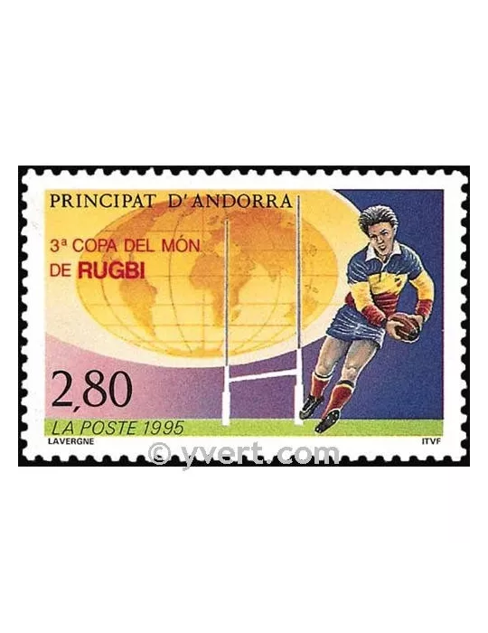 n° 455 -  Timbre Andorre Poste