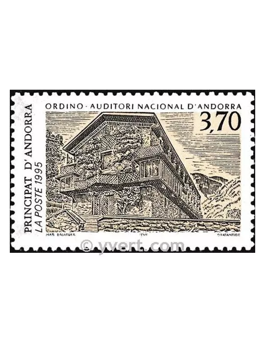n° 460 -  Timbre Andorre Poste
