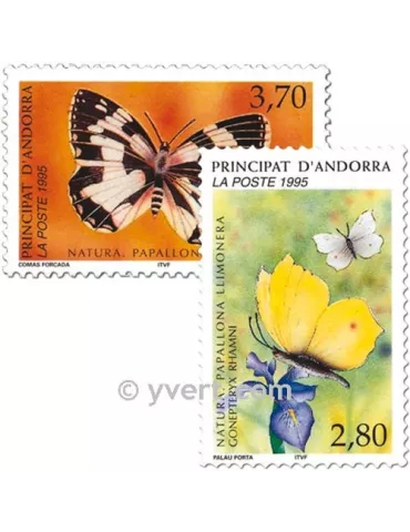 n° 462/463 -  Timbre Andorre Poste