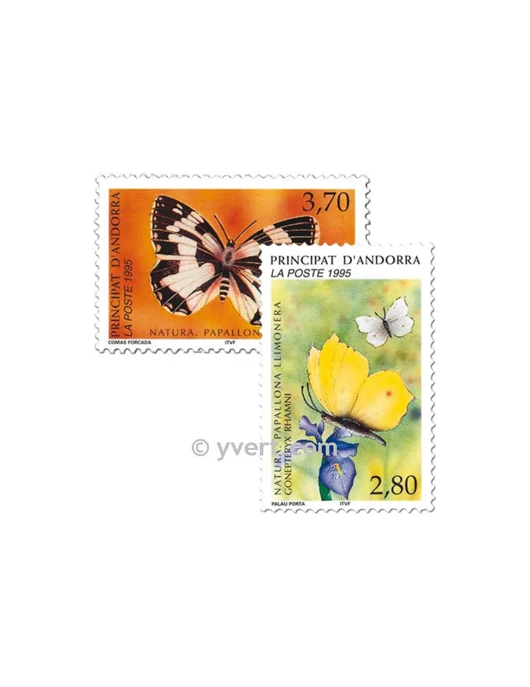 n° 462/463 -  Timbre Andorre Poste