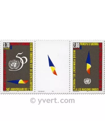 n° 465A -  Timbre Andorre Poste