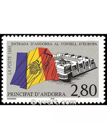n° 466 -  Timbre Andorre Poste