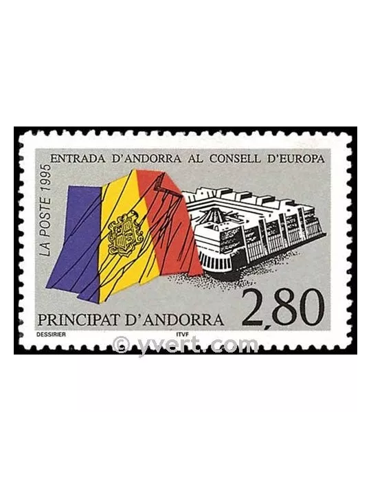 n° 466 -  Timbre Andorre Poste