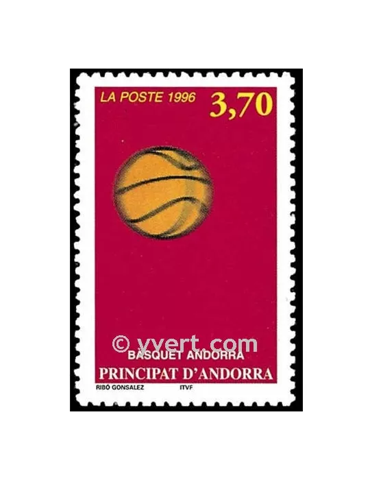n° 468 -  Timbre Andorre Poste