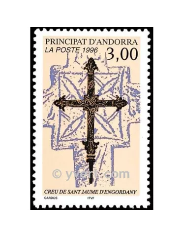 n° 474 -  Timbre Andorre Poste