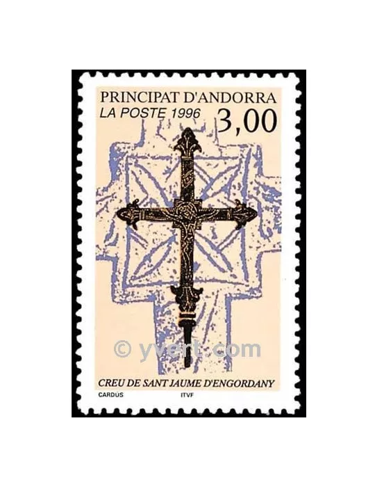 n° 474 -  Timbre Andorre Poste