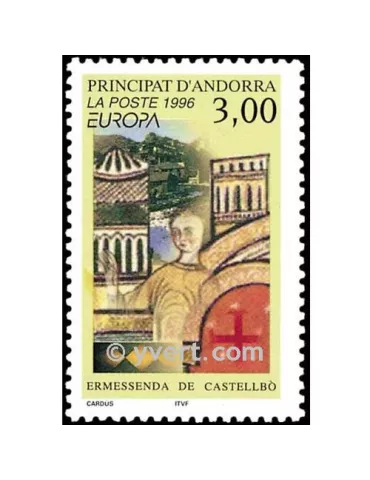 n° 476 -  Timbre Andorre Poste