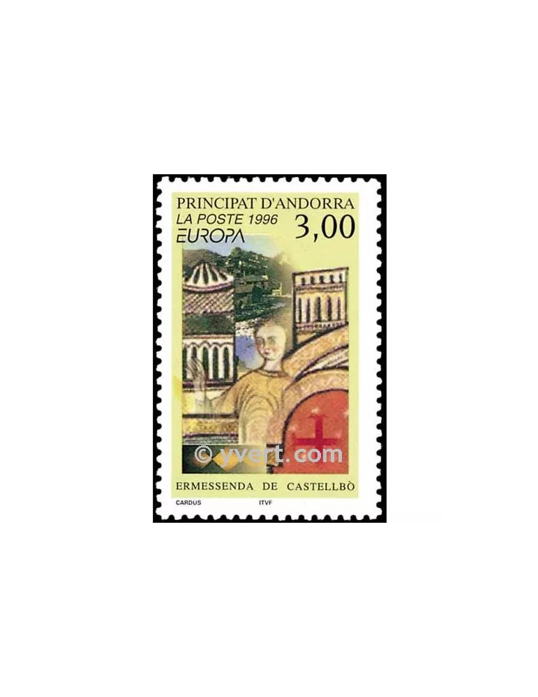 n° 476 -  Timbre Andorre Poste