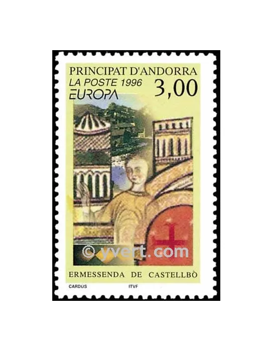 n° 476 -  Timbre Andorre Poste