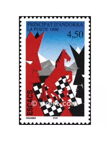 n° 477 -  Timbre Andorre Poste