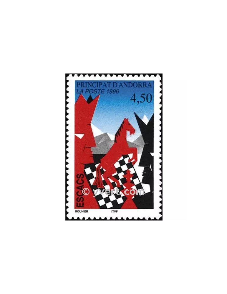 n° 477 -  Timbre Andorre Poste